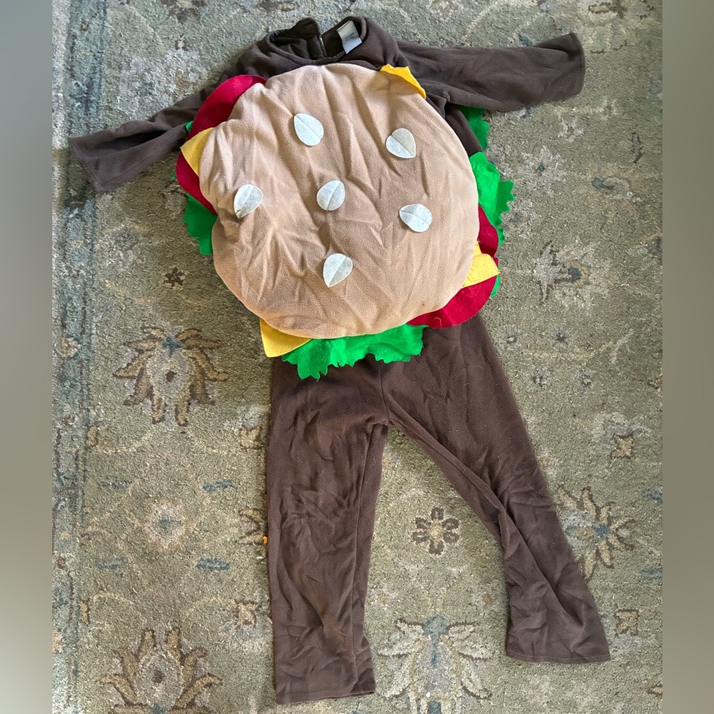 4T - 5T Cheeseburger Costume Fleece Old Navy